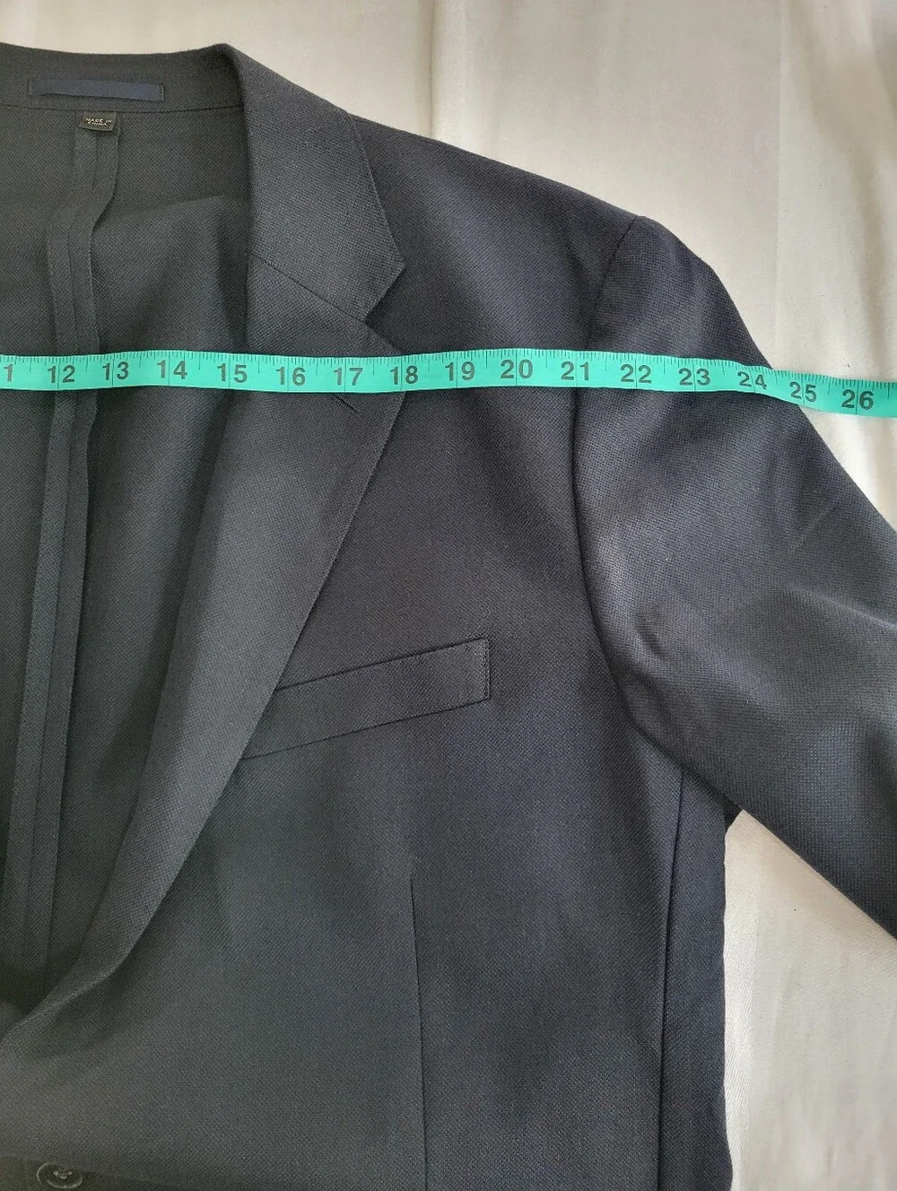 J Crew Ludlow Slim-fit suit jacket in English cotton-wool blend Size 46L Navy